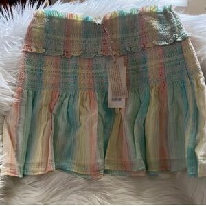 LOVESHACKFANCY CAMILLA SKIRT NWT SZ L